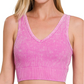 Lin Reversible Crop Tank - Mauve