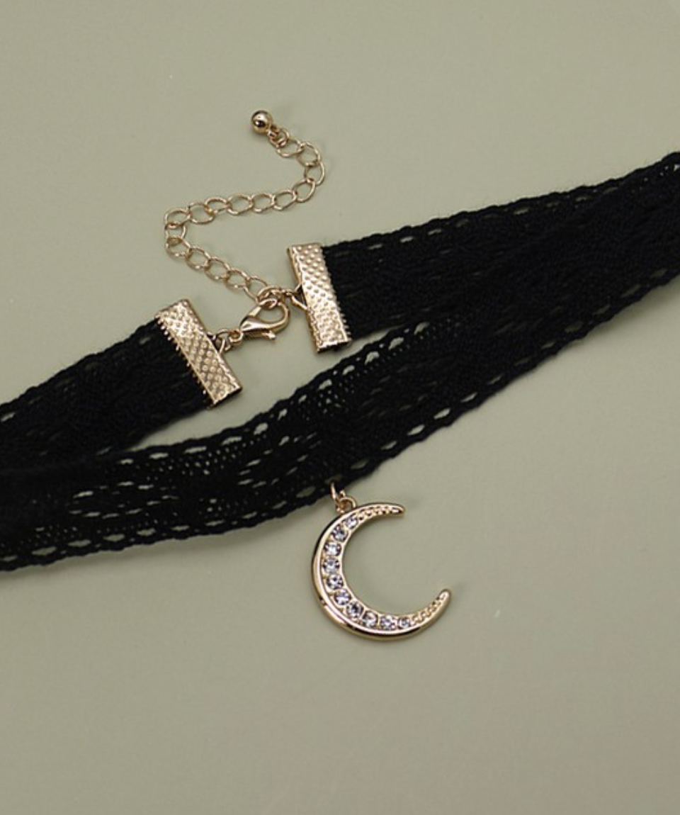 Moon Charm Choker