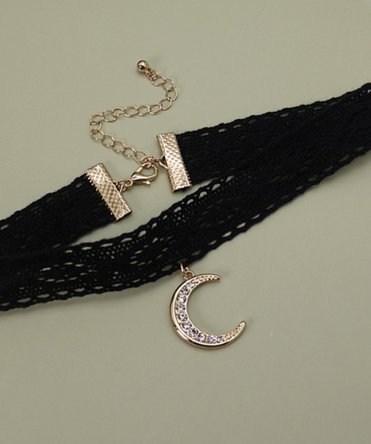 Moon Charm Choker