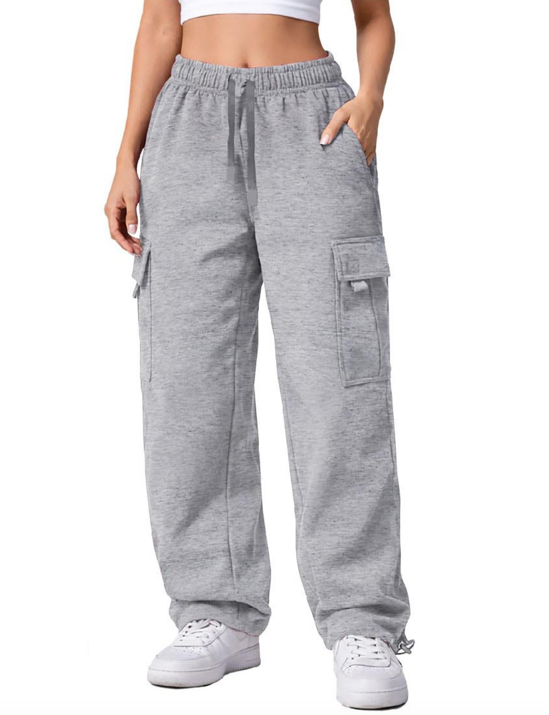 Cargo Sweatpants - Grey (PRE-ORDER OPEN FOR SIZE LARGE - 8/4 estimated ship date)