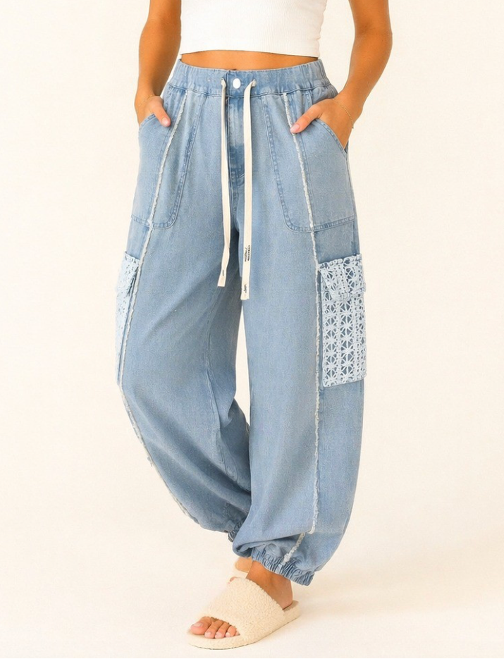 Denim Joggers (2 colors available)