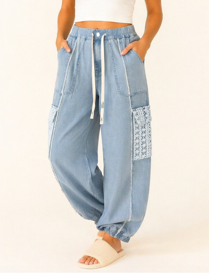 Denim Joggers (2 colors available)