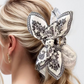 Paisley Fabric Claw Clip