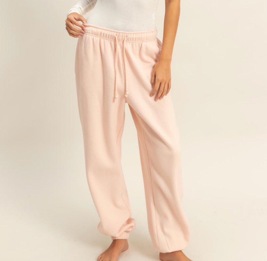 Sunshine Joggers - Dusty Pink
