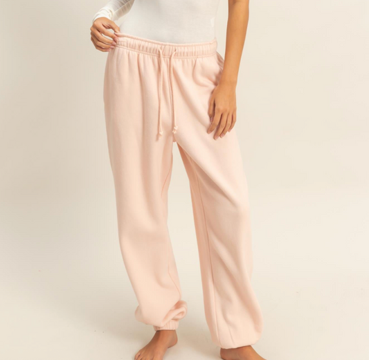 Sunshine Joggers - Dusty Pink