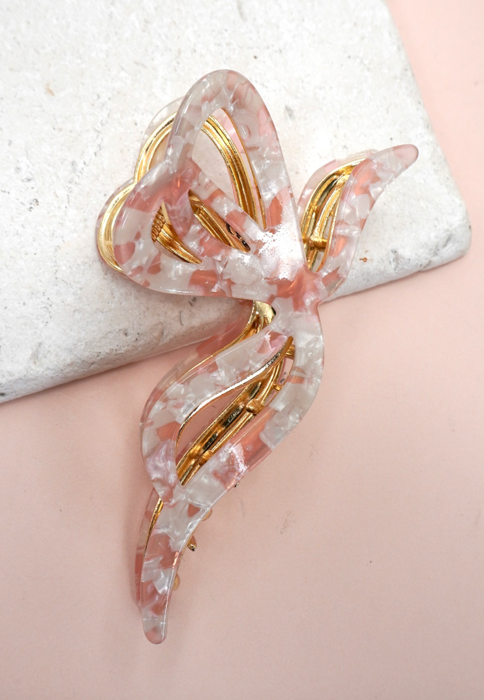 Butterfly Claw Clip - Pink