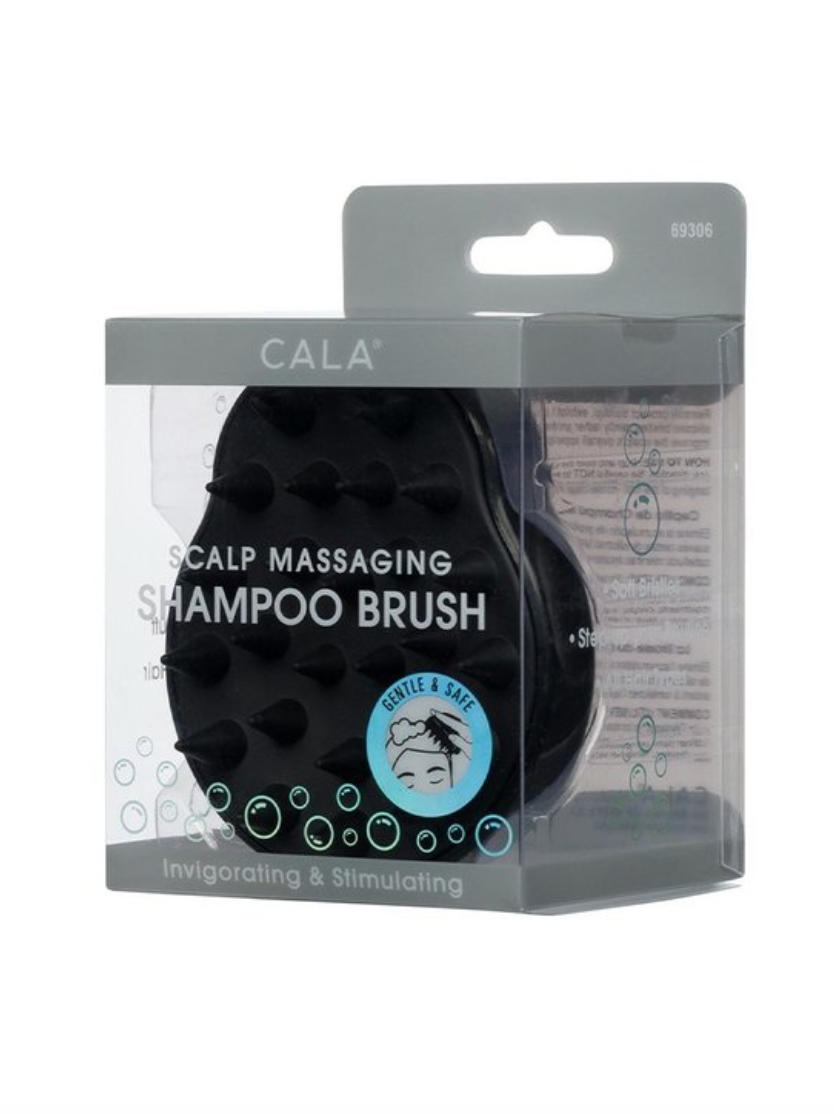 Scalp Massaging Shampoo Brush - Black