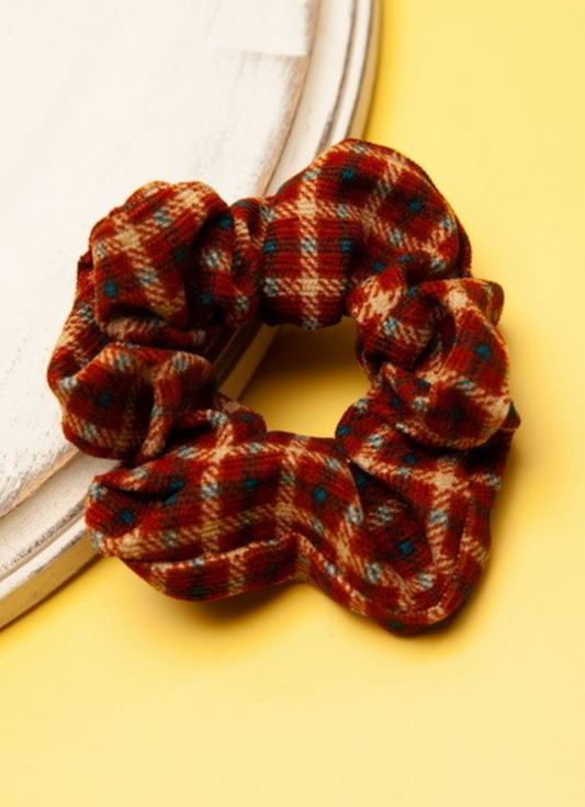 Autumn Scrunchie - Plaid