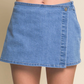 Denim Skort