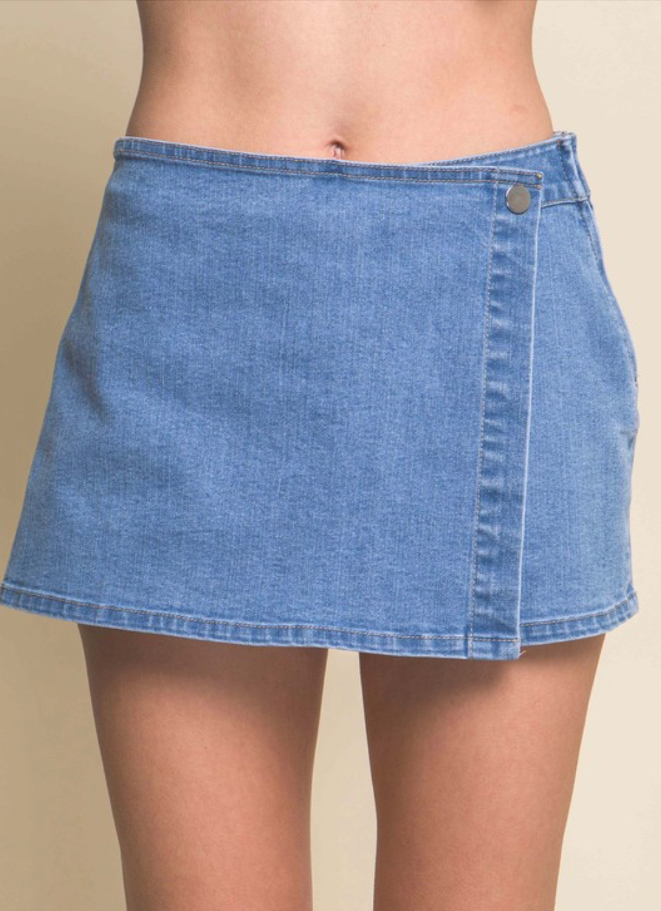 Denim Skort