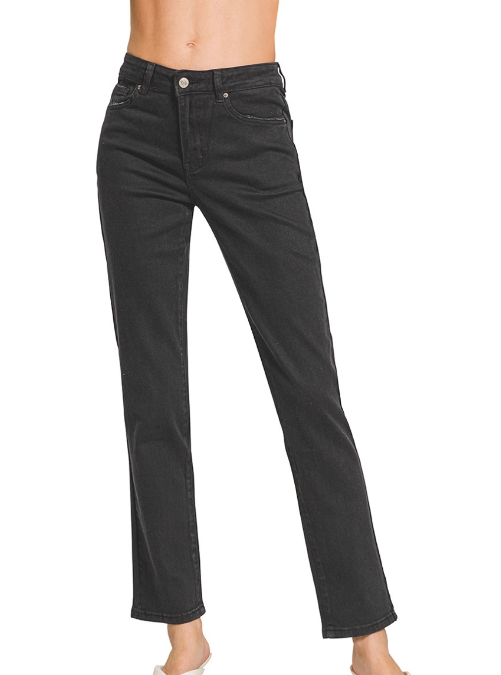 Mid-Rise Straight Leg Denim (2 colors available)