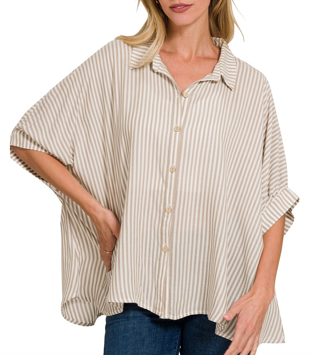 Monse Top - Taupe