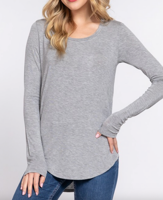 Harper Long Sleeve - Grey