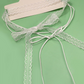 Long Lace Choker - Off White