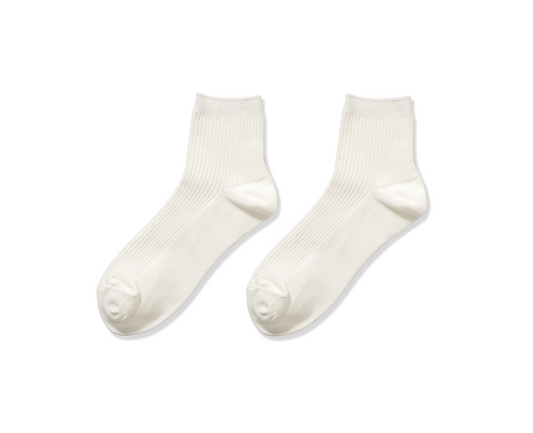 Ribbed Crew Socks (2 colors available)