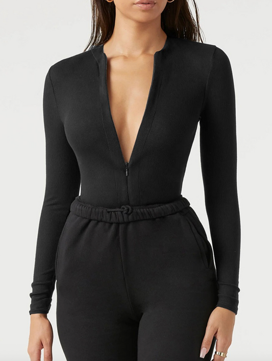 Zip Up Bodysuit