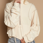 Keosha Half Zip Top - Cream