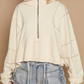 Keosha Half Zip Top - Cream