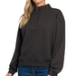 Everyday Half Zip Pullover - Black